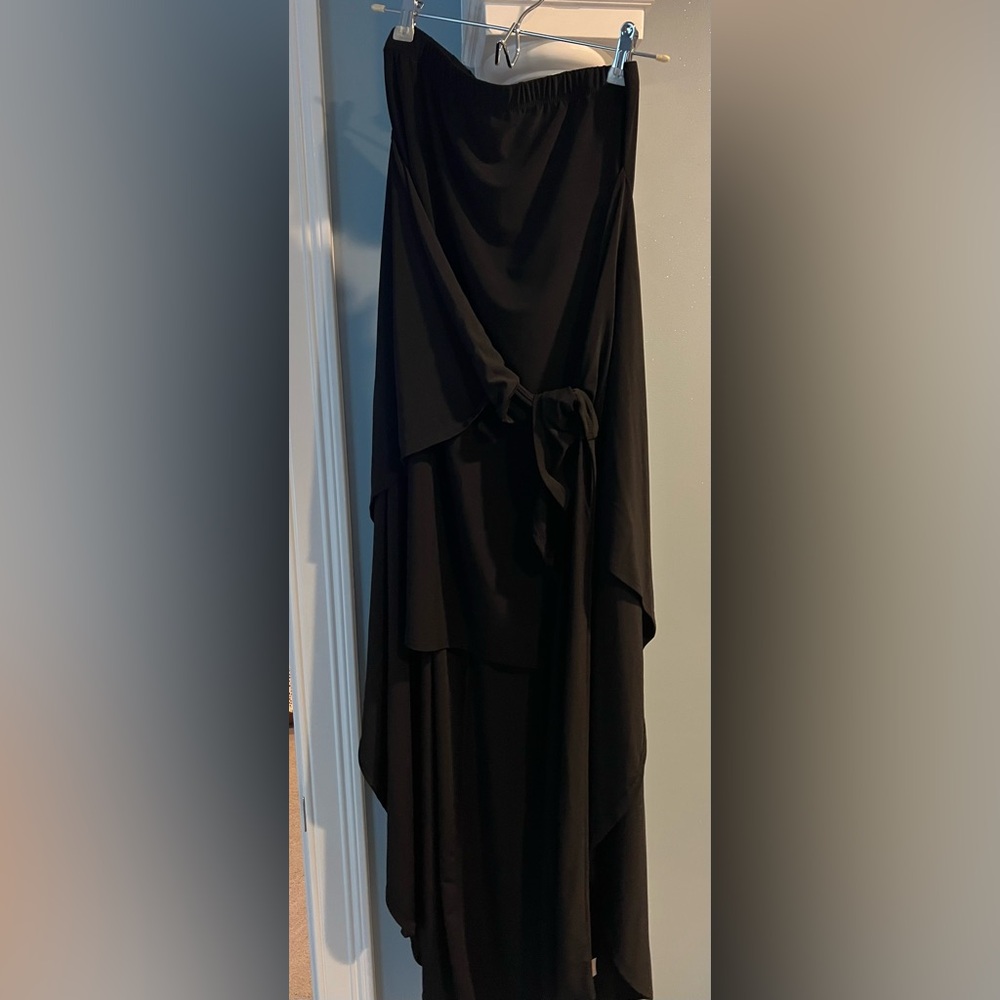 White Birch Black Maxi Skirt